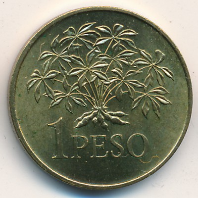 Guinea-Bissau, 1 peso, 1977
