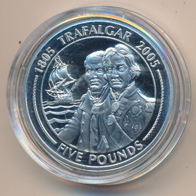 Gibraltar, 5 pounds, 2005