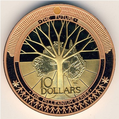 Australia, 10 dollars, 2001