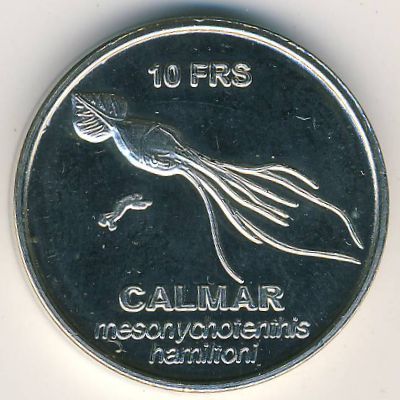 Terre Adelie., 10 francs, 2011