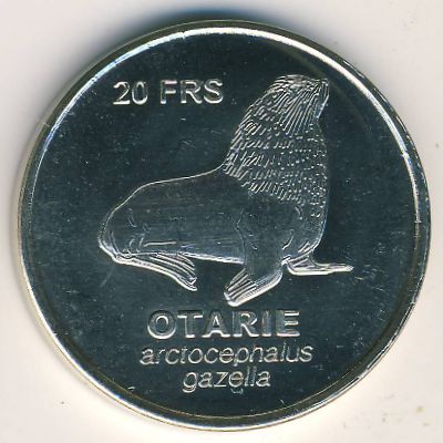 Terre Adelie., 20 francs, 2011