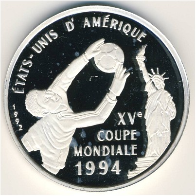 Congo-Brazzaville, 500 francs, 1992