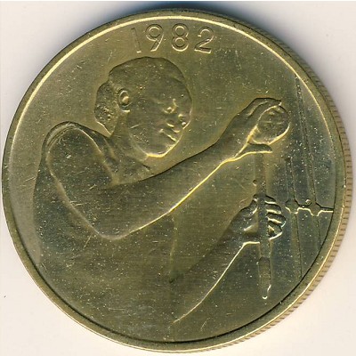 West African States, 25 francs, 1980–2015
