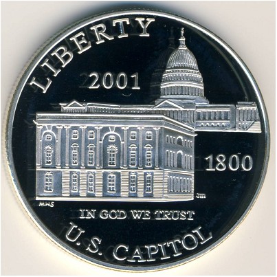 USA, 1 dollar, 2001