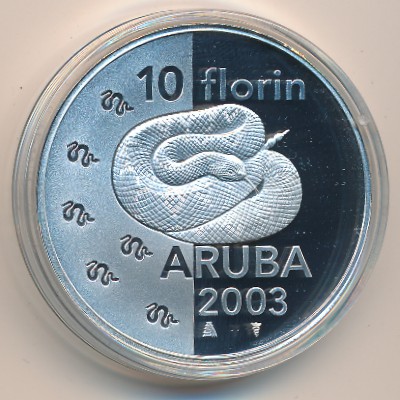 Aruba, 10 florin, 2003