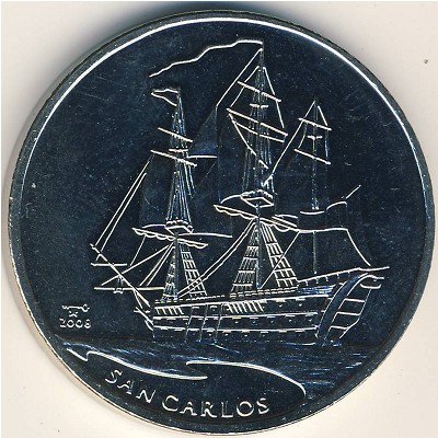 Cuba, 1 peso, 2008