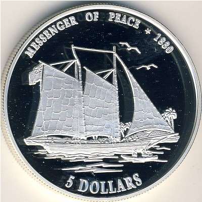 Niue, 5 dollars, 2000