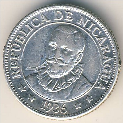 Nicaragua, 10 centavos, 1912–1936