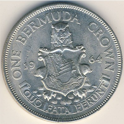 Bermuda Islands, 1 crown, 1964