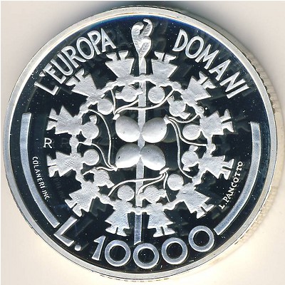 San Marino, 10000 lire, 1999