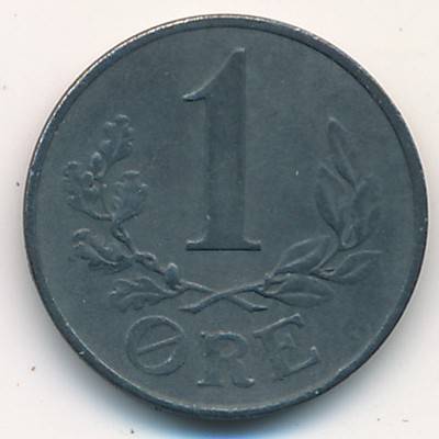 Denmark, 1 ore, 1941–1946