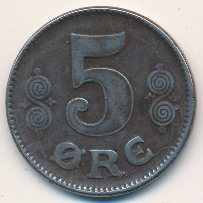 Дания, 5 эре (1918 г.)