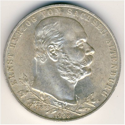 Саксен-Альтенбург, 5 марок (1903 г.)