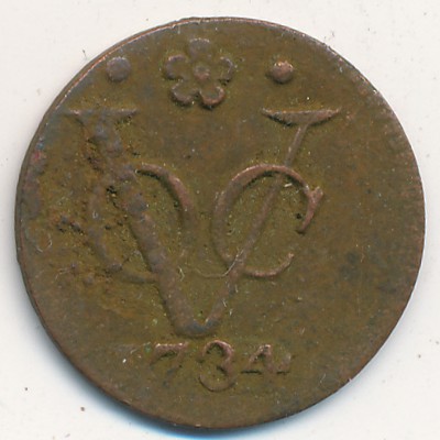 Netherlands East Indies, 1 duit, 1726–1804