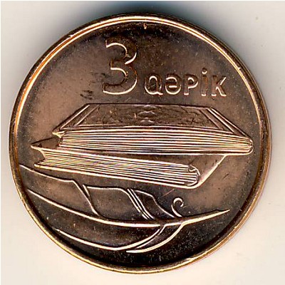 Azerbaijan, 3 qapik, 2006