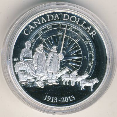 Canada, 1 dollar, 2013