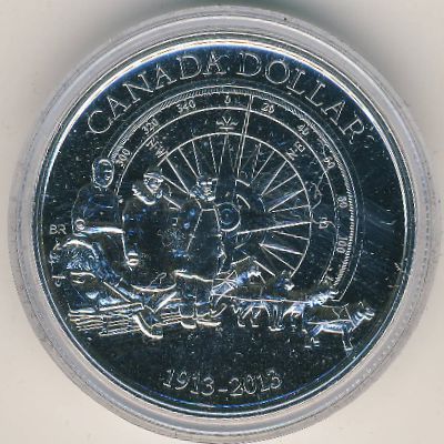 Canada, 1 dollar, 2013