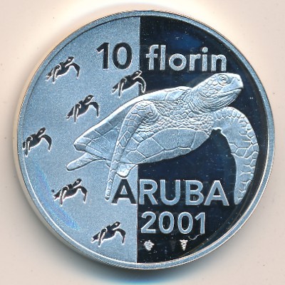 Aruba, 10 florin, 2001