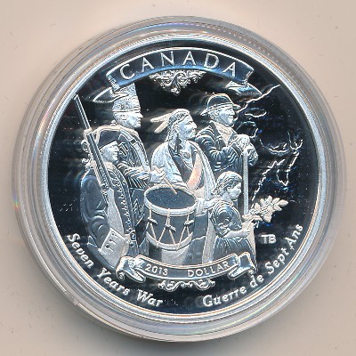 Canada, 1 dollar, 2013