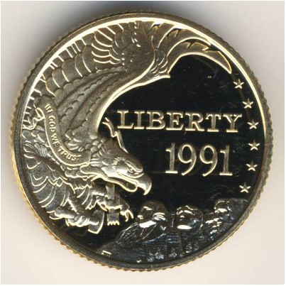 USA, 5 dollars, 1991