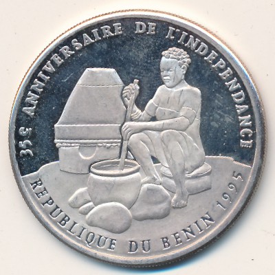 Benin, 1000 francs CFA, 1995