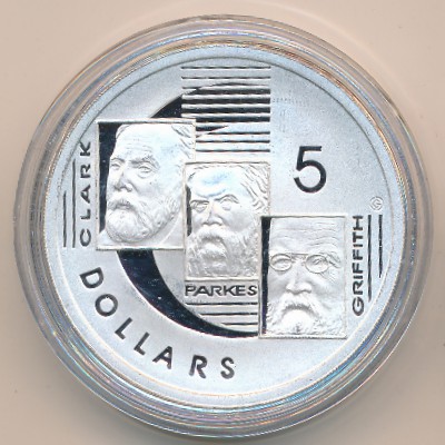 Australia, 5 dollars, 2001