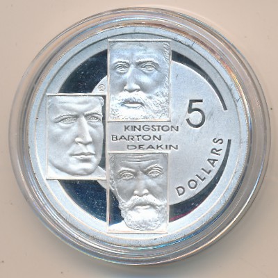 Австралия, 5 долларов (2001 г.)