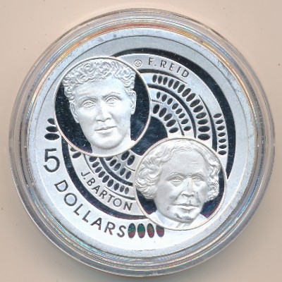 Australia, 5 dollars, 2001