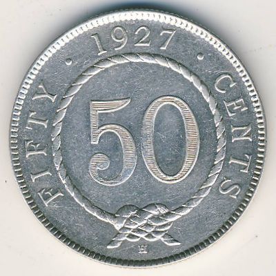 Sarawak, 50 cents, 1927