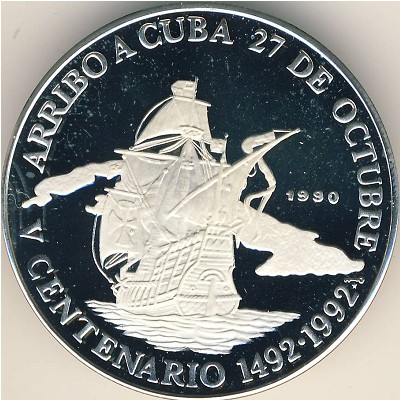 Cuba, 10 pesos, 1990