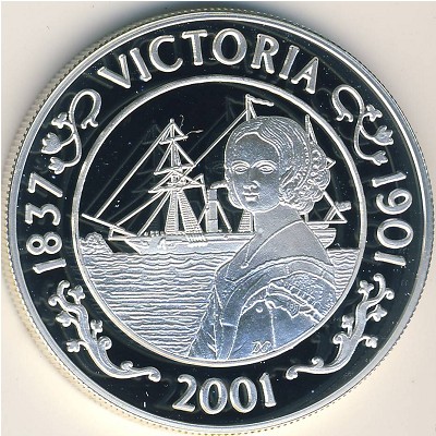 Saint Helena, 50 pence, 2001
