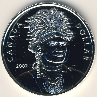 Canada, 1 dollar, 2007