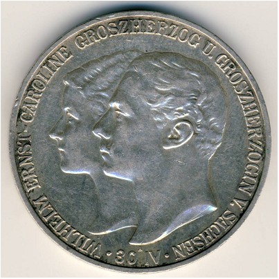 Саксен-Веймар-Эйзенах, 5 марок (1903 г.)