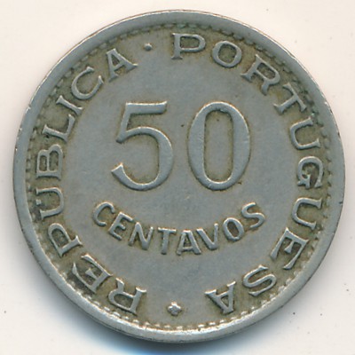 Sao Tome and Principe, 50 centavos, 1951