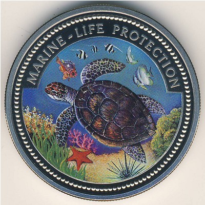 Palau, 1 dollar, 1998
