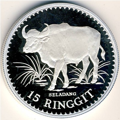 Малайзия, 15 ринггитов (1976 г.)