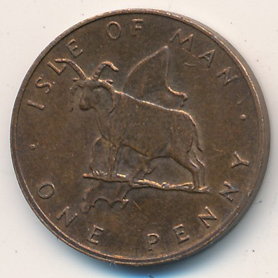 Isle of Man, 1 penny, 1976–1979