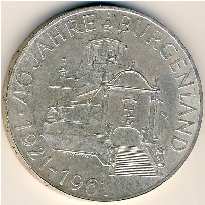 Austria, 25 schilling, 1961