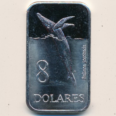 Galapagos Islands., 8 dolares, 2008