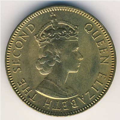 Jamaica, 1/2 penny, 1955–1963