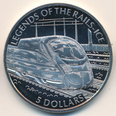 Liberia, 5 dollars, 2006