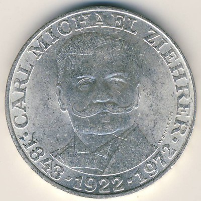 Austria, 25 schilling, 1972