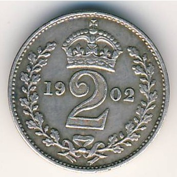 Великобритания, 2 пенса (1902–1910 г.)