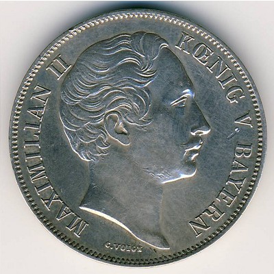 Bavaria, 1 gulden, 1848–1864