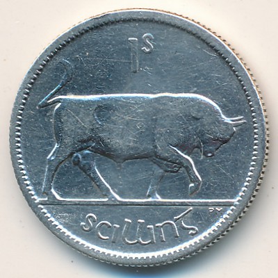 Ireland, 1 shilling, 1928–1937