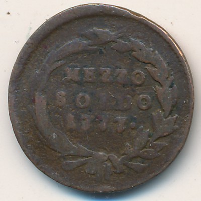 Milan, 1/2 soldo, 1776–1779