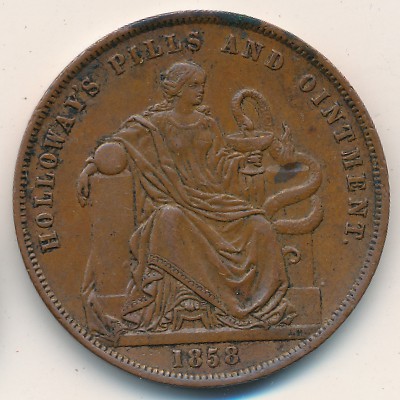 Австралия, 1 пенни (1857–1858 г.)