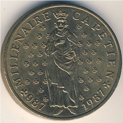 Франция, 10 франков (1987 г.)