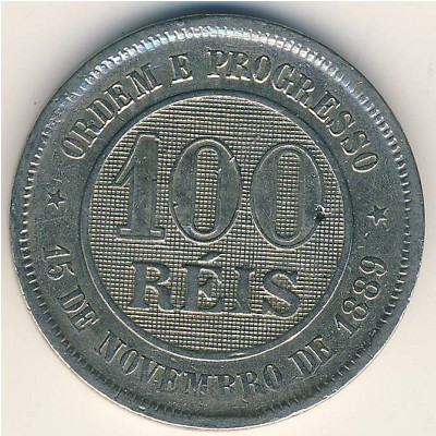 Brazil, 1000 reis, 1889–1900