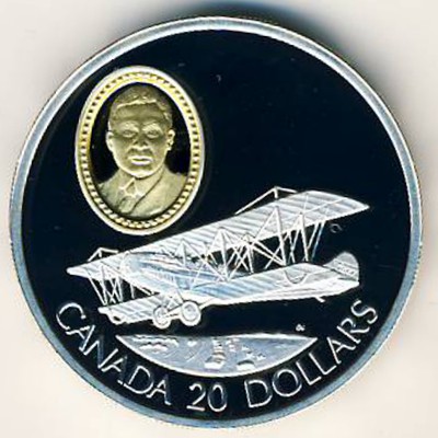 Canada, 20 dollars, 1992